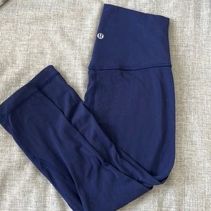 Lululemon Align Crop Hero Blue size 4